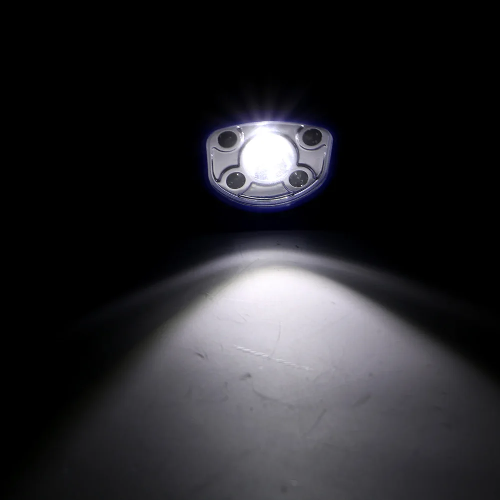 Фонарь налобный Sanyi со светодиодной крышкой 3 шт. AAA|Налобные LED-фонари| |