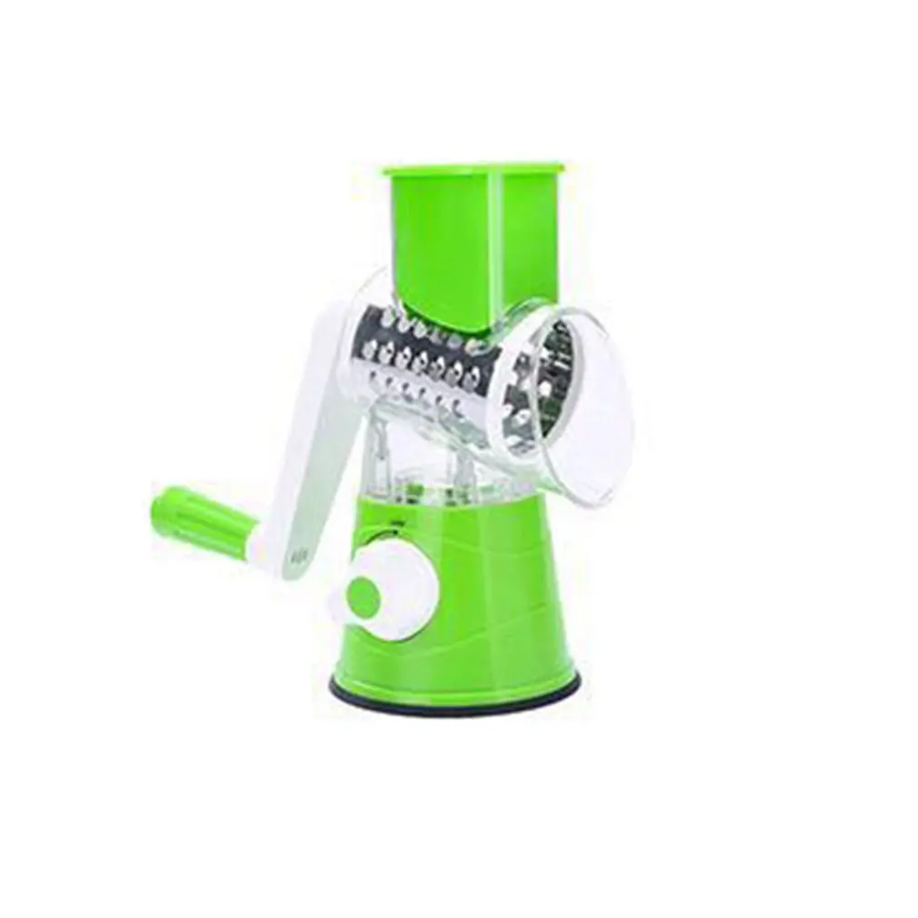 

Multifunctional Vegetable Shredder Hand Drum Rotary Grater Shred Potato Slicer Roller Shape Stainless Steel Crank Handle