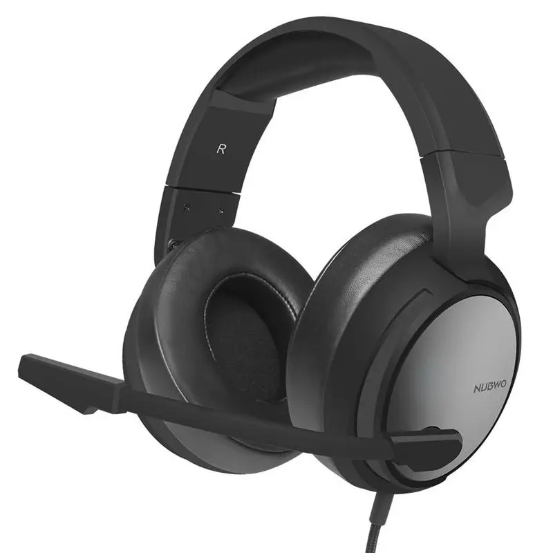 

Game Headphones With Microphones For NUBWO N12 Enhanced Stereo Sound Adjustable Universal Compatibility