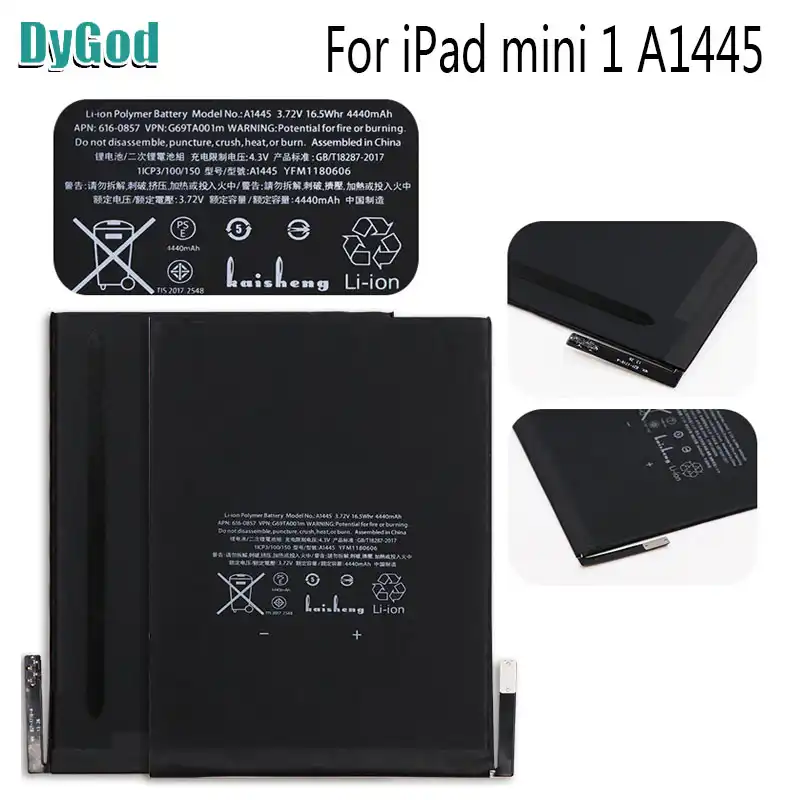 Dygod 4440mah For Ipad Mini 1 A1445 Extreme Replacement Battery For Ipad Mini 1 A1432 A1445 A1454 A1455 Laptop Batteries Tablet Batteries Backup Power Aliexpress