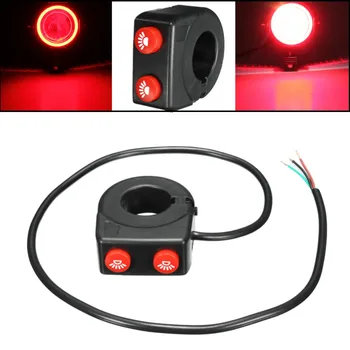 

7/8 Inch 22mm Motorcycle Bike Handlebar On Off Button Head Spot Fog Light Switch