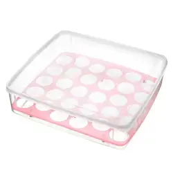 30 сетки прозрачная пластиковая коробка для яиц утка коробка для яиц холодильник контейнер для хранения кухонный Органайзер хранилище
