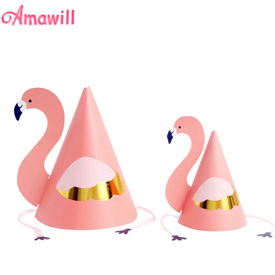 Flamingo party hats Clearance