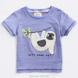 Детские футболки Фирменная Новинка 2019 одежда для маленьких мальчиков качество 100% хлопок Bebe футболки короткий рукав одежда футболки для