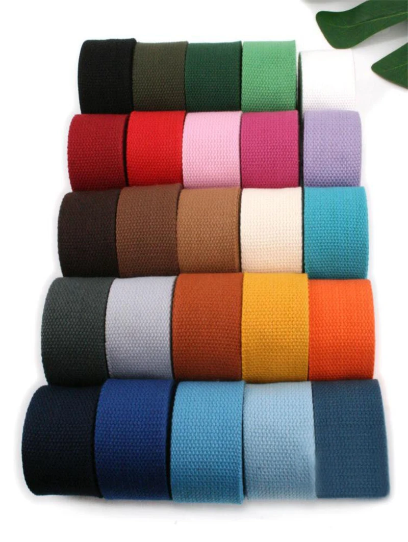DIY Canvas Cotton Bag Shoulder strap//belting Craft 38mm Spun Polyester Webbing