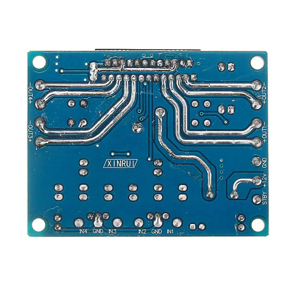 LEORY DC 12 В A Тип 4*50 Вт автомобильный аудио модуль питания MOSFET HIFI усилитель плата TDA7850