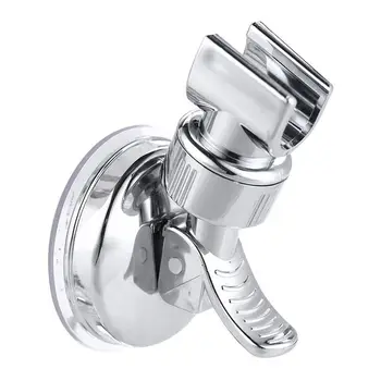 

ELEG-Adjustable Shower Head Holder Bathroom Chrome Wall Mount Strong Suction Handheld Shower Bracket