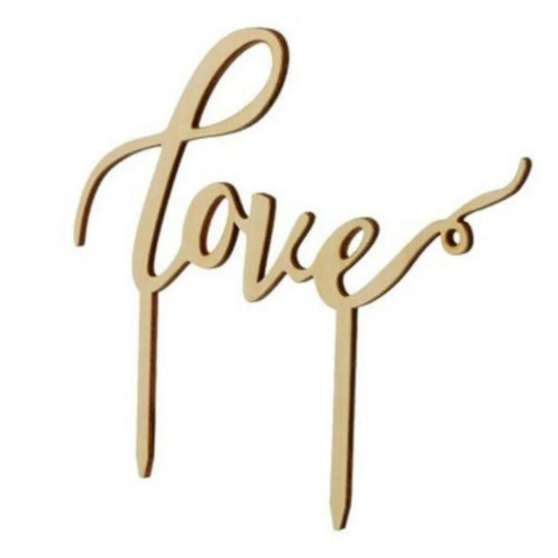 2018 Newest Hot LOVE Cake Topper Sparkle Glitter Wedding Birthday Decorating Engagement Party