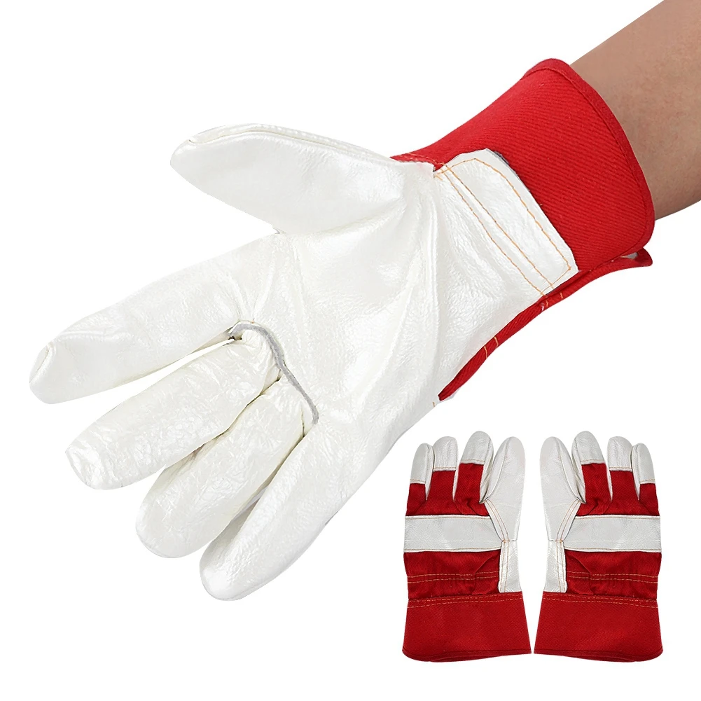 В продаже мягкие кожаные перчатки сварочные противоизносное тепло безопасности перчатки короткие handschoenen