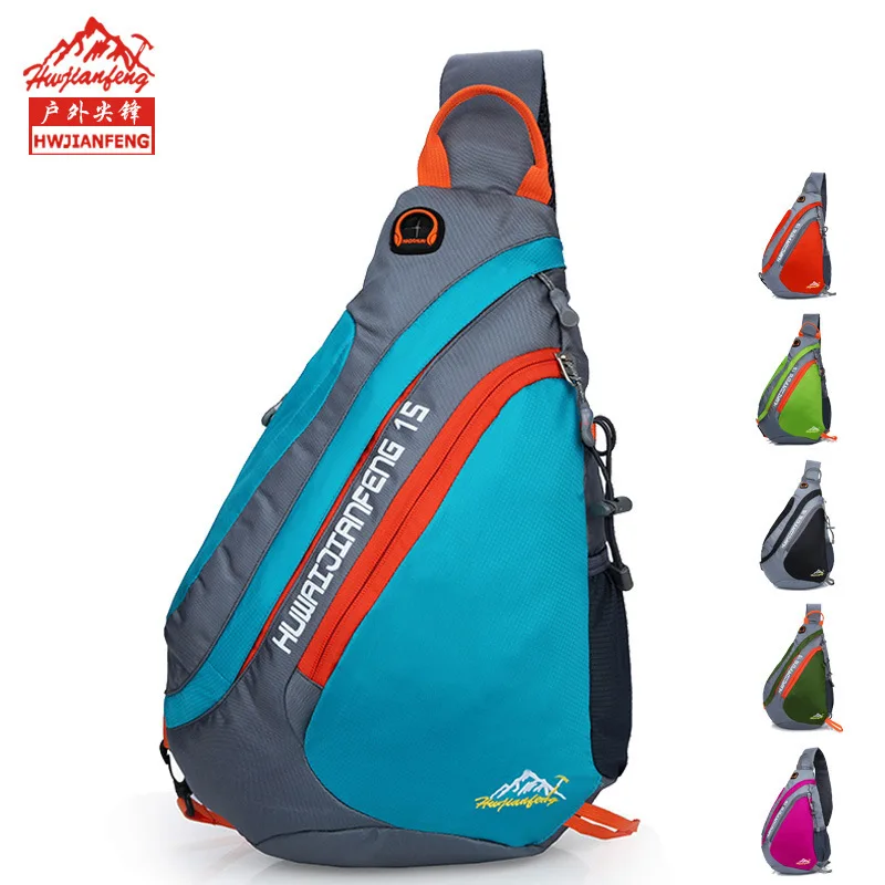 

Outdoor Running Waist Bag Sport Cycling Single Shoulder Pack Man Lightweight Hiking Bag Unisex Waterproof Bicycle Chest Bag