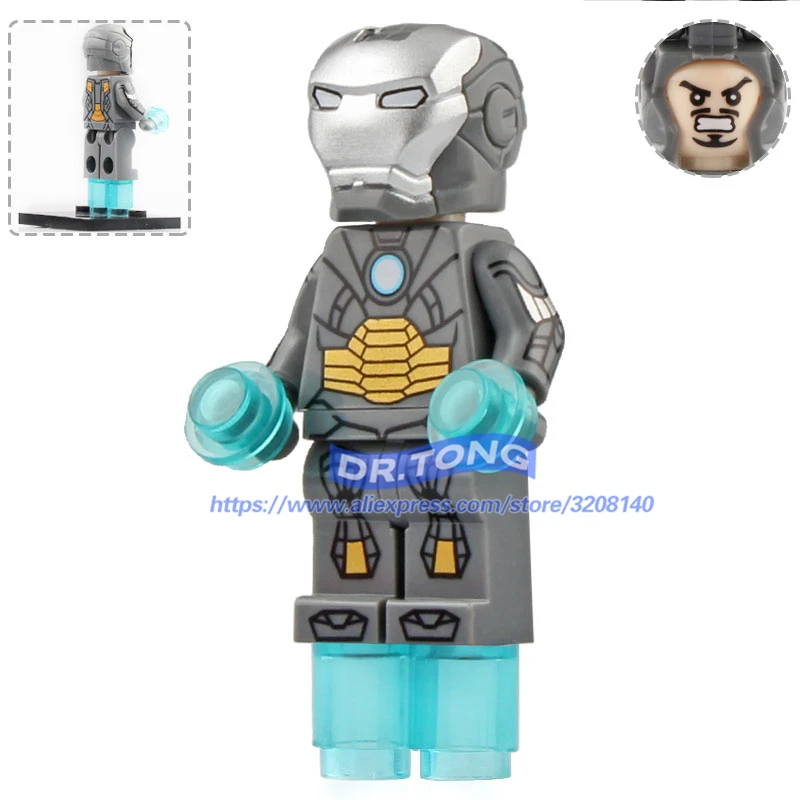 

Single Sale Super Heroes Series Iron Man Ironman Legoingly Building Blocks Action Figures Education Toys Children Gifts KF575