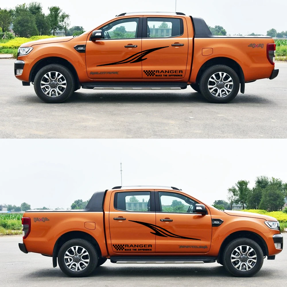 Наклейка для Ford Ranger боковая наклейка на кузов автомобиля украшение сделай сам