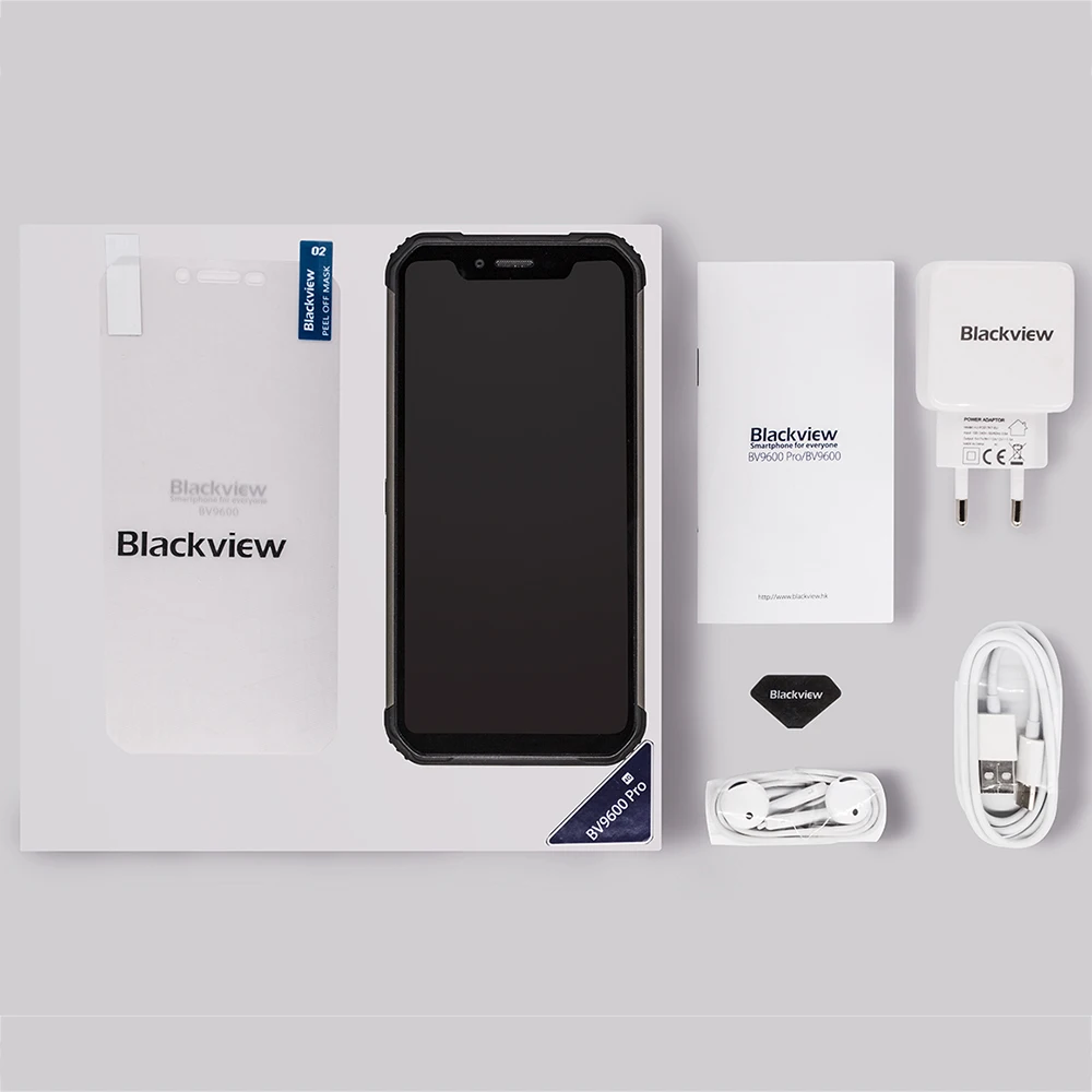 BLACKVIEW BV9600 Pro IP68 6GB+ 128GB смартфон 16MP Face ID 6,21 дюймов FHD+ Беспроводная зарядка NFC 4G Android 8,1 gps мобильный телефон