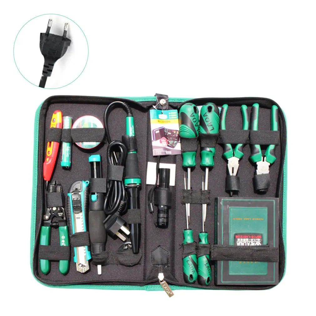 

LA101353 53PCS Electric Soldering Iron Repair Tool Set Screwdriver Utility Knife Pliers Handle Repairing Tools