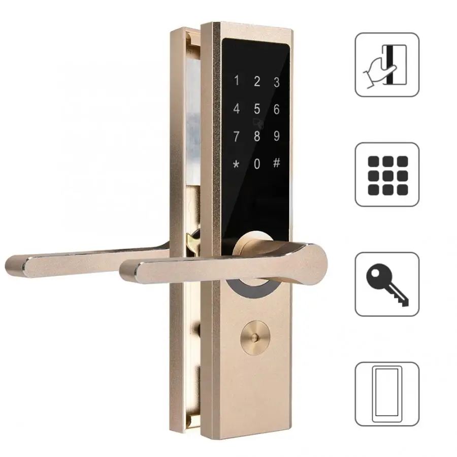 

A4 WiFi BT Cipher Remote Smart Door Corrosion Resistance and Light Weight Lock Door Lock System Kit