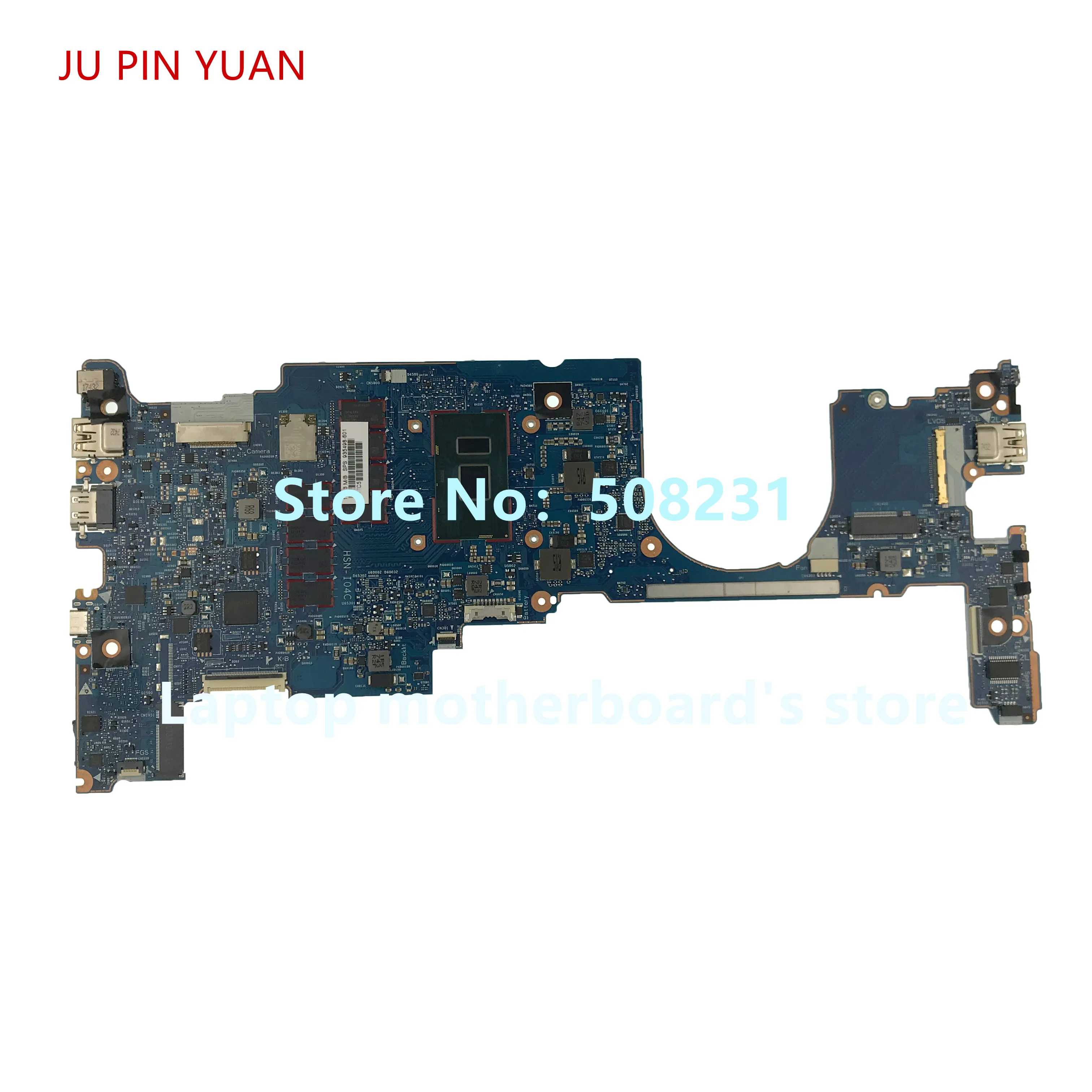 JU PIN YUAN 935498 601 6050A2848001 MB A01 для HP EliteBook x360 1030 G2 материнская плата ноутбука i5 7300U 16 ГБ
