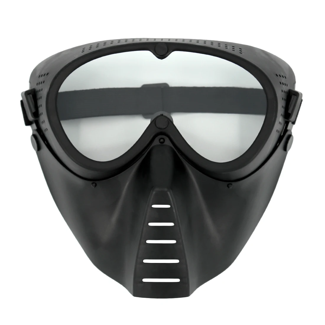 

Littie Bee Shaped Tactical Mask Soft Bullet Dart Protective Mirror Face Mask for Nerf - Black