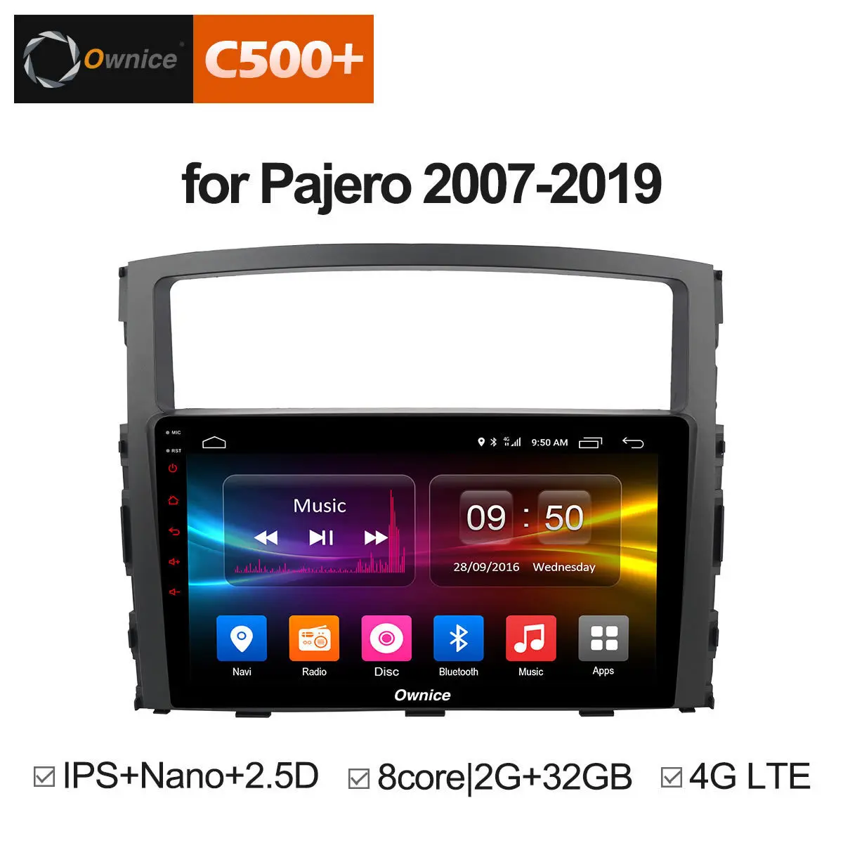 

Ownice Multimedia Car Navigation Android 8.1 Radio Gps For Mitsubishi Pajero 2007 - 2019 OEM Fe Stereo Wifi Vehicle DAB PC