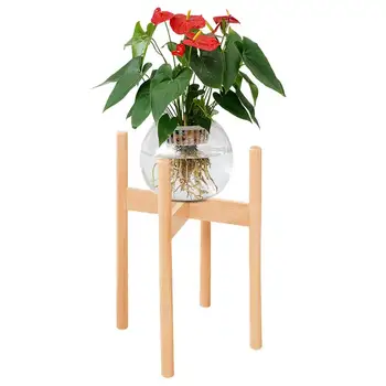 

Beech Flower Stand Single Bay Window Balcony Desktop Mini Flower Pot Holder Small Green Pot Flower Pot Holder