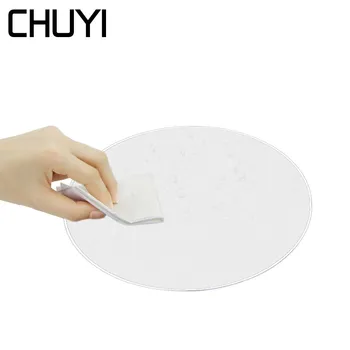 

Ultra Thin Game Mouse Pad Aluminum Alloy Waterproof Antislip Round Shaped mousepad Special Gaming Mousemat For Laptop Gamer