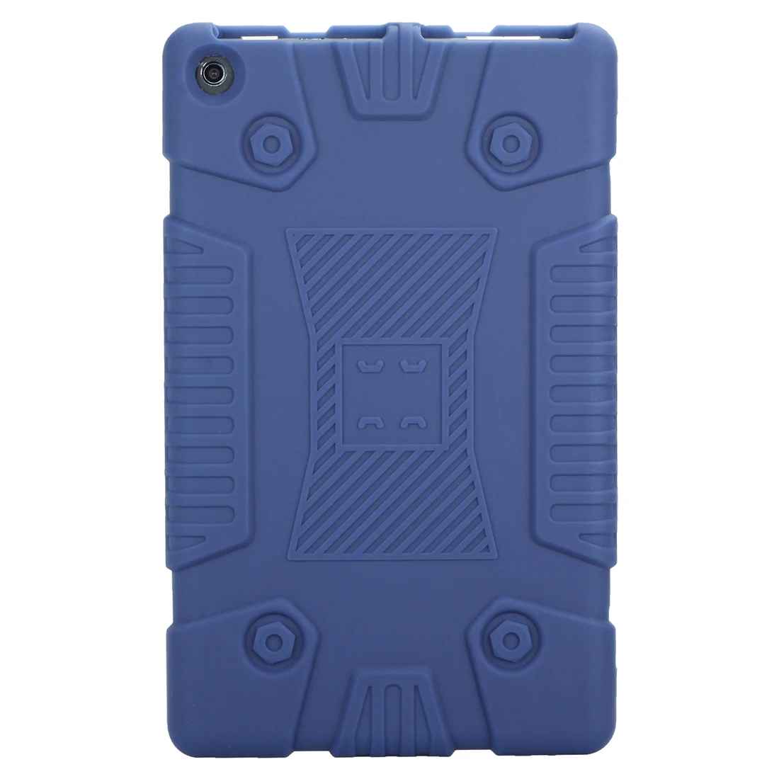 

Shockproof Impact Resistant Flexible Kids Friendly Soft Silicone Case for Fire HD 8 Tablet (7th Gen,2017 release),Blue