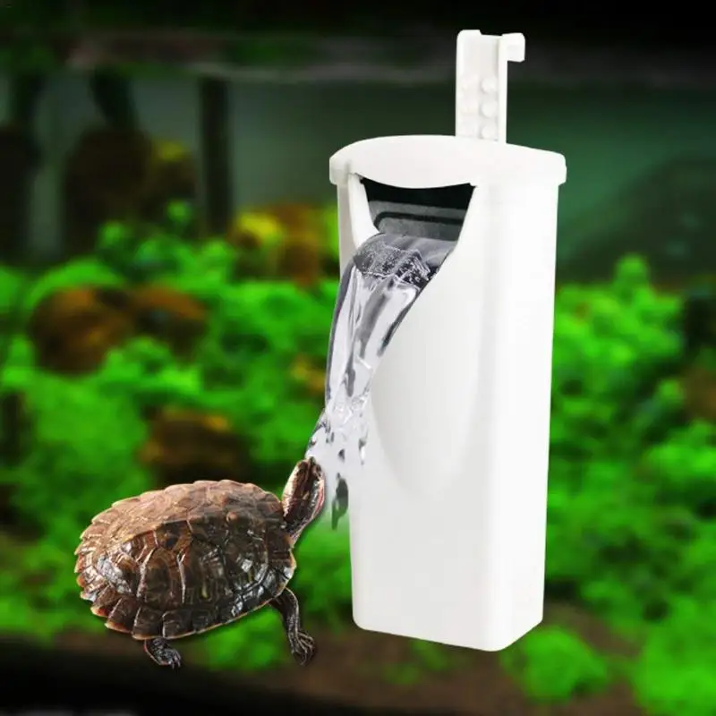 

Turtle Fish Tank Aquarium Quiet Filter Water Double Layer Filtration System Reptile Bio Media Sponge Filter Aquatic Pets Product