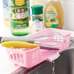 Многофункциональная Корзина для хранения кухонной раковины красочная многоцелевая моющая губка для мытья посуды сушилка