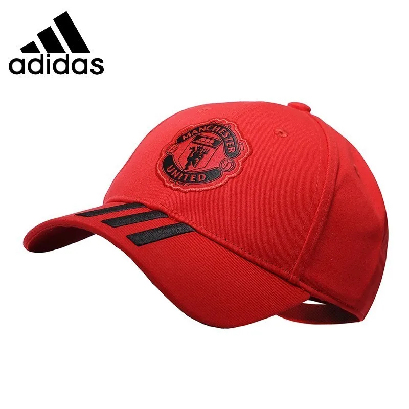 

Adidas MUFC C40 CAP Men And Women Running Hats Red Magic Motion Hat Manchester United Football Peaked Cap #DQ1526.
