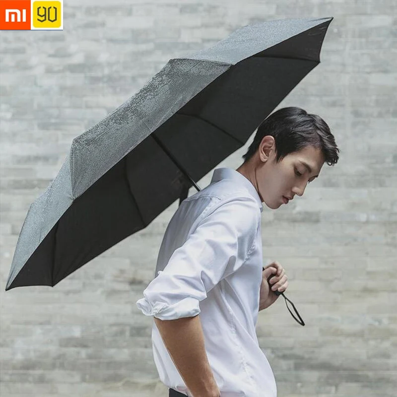 Xiaomi Umbrella 90fun ветрозащитный водонепроницаемый солнцезащитный Сверхлегкий складной зонт для мужчин и женщин унисекс портативный мини-зонт