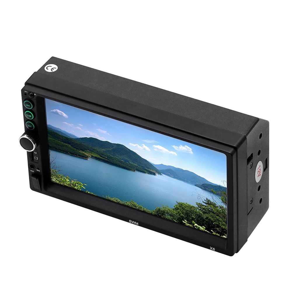 

ALLOMN 7 inch Car Player Support for Reverse Image Bluetooth Stereo Audio Player Support for Steering Wheel Control