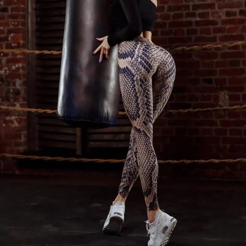 

Snake Pattern Print Women Fitness Leggings Push Up Quick Dry High Waist Workout Legging Sporting Clothing Pants Leggins 3D
