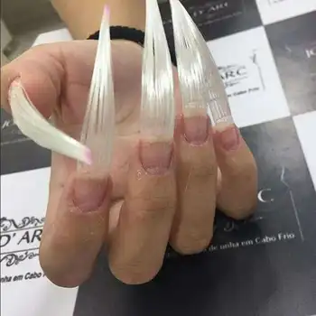 

10 Packs Fiberglass Nail Extension Glass Fiber for Nail Silk Extension False Nail Form Acrylic Tips Nail Salon Manicure