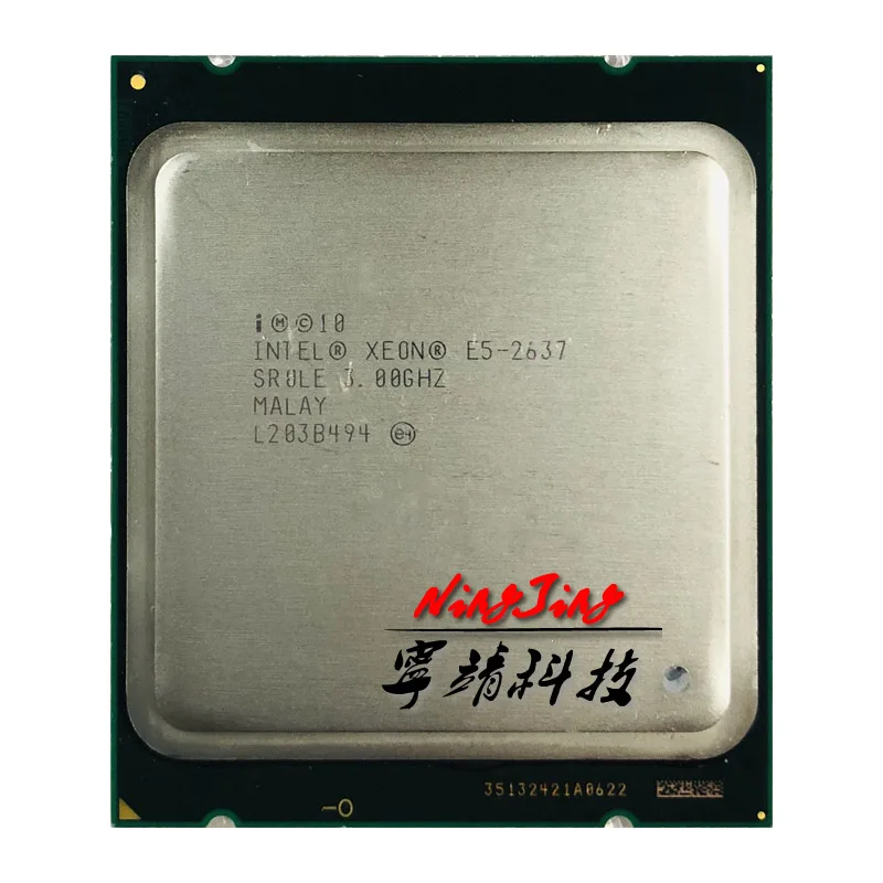 Двухъядерный четырехъядерный процессор Intel Xeon E5-2637 E5 2637 3,0 ГГц 5 м 80 Вт LGA 2011