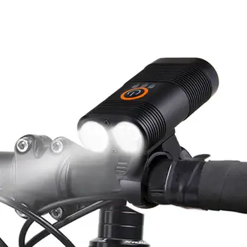 

New 2-LED USB Rechargeable Bike Bicycle Cycling Waterproof Front Light Headlamp