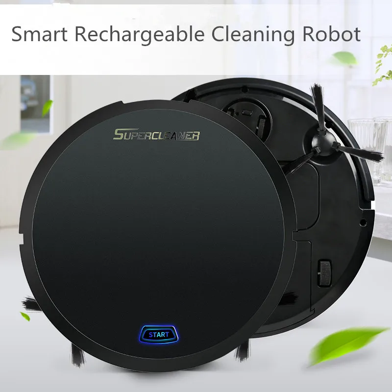

Home Auto Cleaner Robot Microfiber Smart Robotic Mop Floor Corners Dust Cleaner Sweeper Vacuum Cleaner 3 Colors Drop Shipping