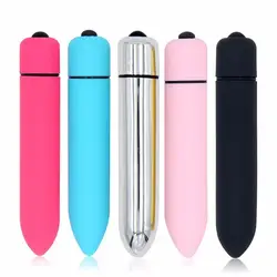 7 цветов Мощный мини-пуля, вибратор для женщин водостойкий клитор фаллоимитатор со стимулятором вибратор секс-игрушки для женщин интимные