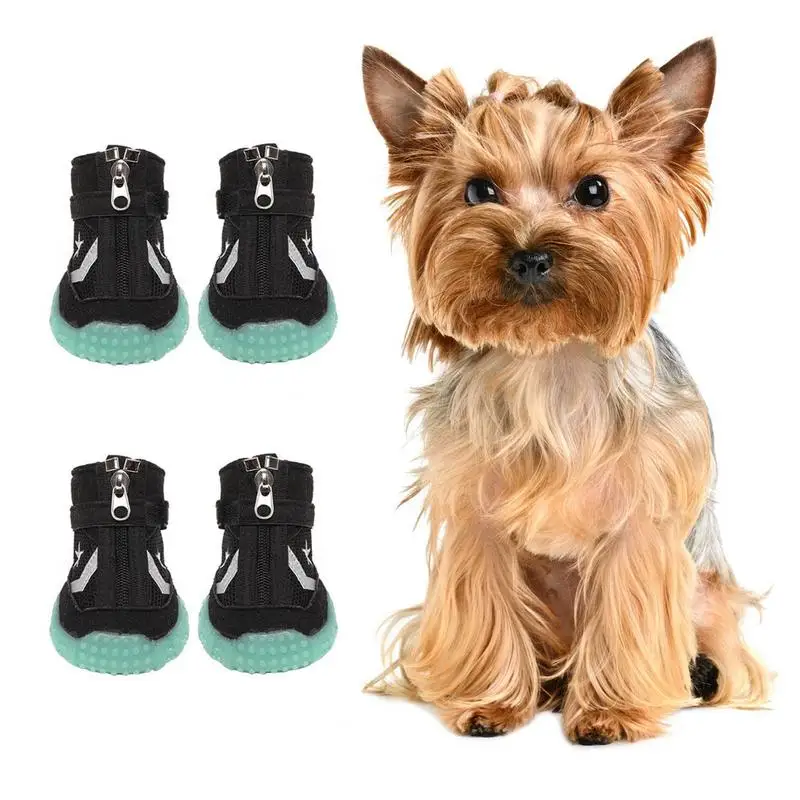 

Pet Dog Shoes Size Dog Jinmao Satsu Teddy Outdoor Shoes Spring And Summer Breathable Luminous Pet Shoes Pet Supplies