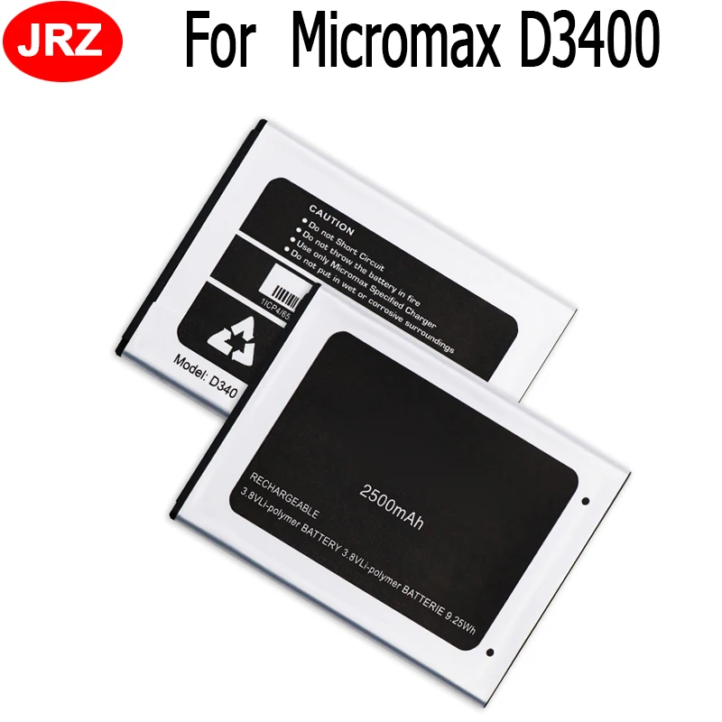 Аккумулятор для Micromax D340 2500 мАч 10 шт./лот | Мобильные телефоны и аксессуары