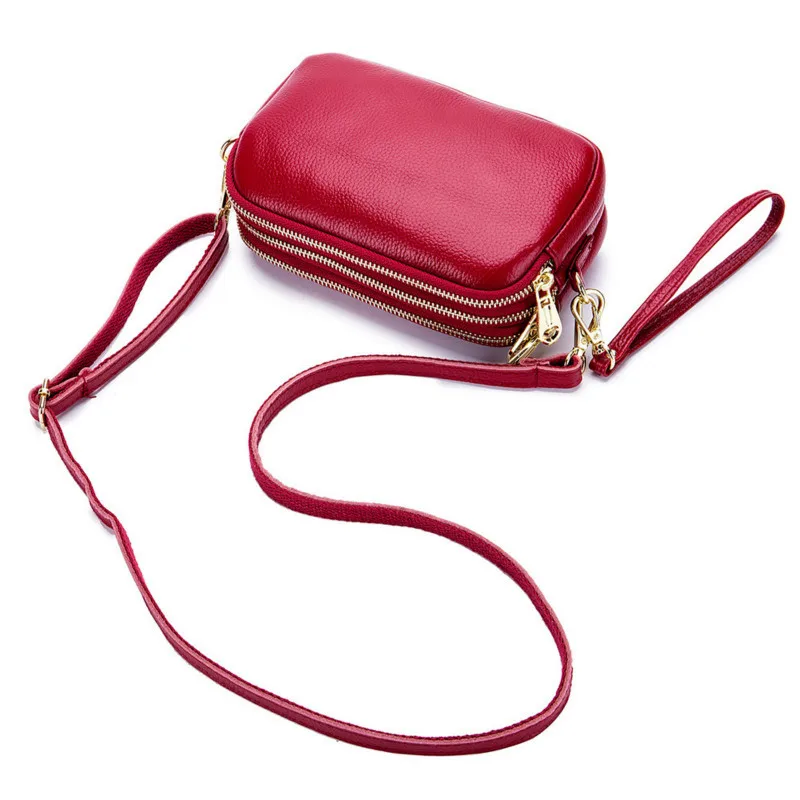 

New Small Women Leather Shoulder Bags Womnens Massenger Bags Famous Brand Genuine Leather Ladies Bags Mini Causal Bags For Girls