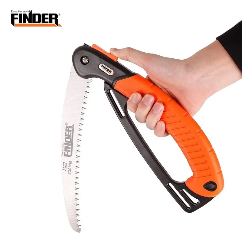  FINDER Gardens Folding Saw Fold Agricultural Hand Tool Grinding 32 Tooth Handsaw Fruit Tree Woodwor