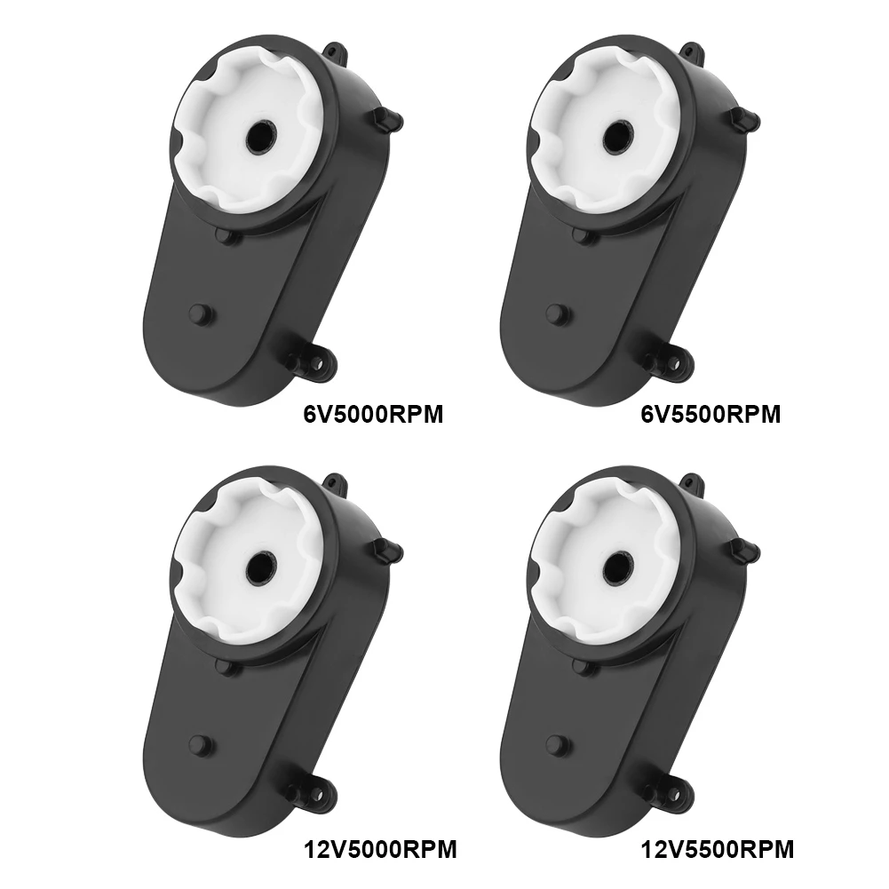 

RS390 6V/12V 5000/5500rpmGear Box Electric Motor Steering Gearbox for Children Car Steering Wheel Control Motor Kids Toy No.3