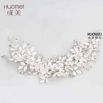 

NPASON 2019 Fashion Hair Jewelry Beautiful Bride Headwear Wedding Hairband Rhinestone Crystal Wedding Dress Hot Sell D2184