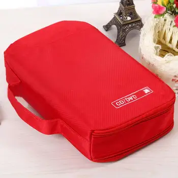 

LEORY 1pc 96 Disc CD DVD Bag Storage Case Wallet DVD Large Capacity Travel Box Saving Holder Home Portable High Quality