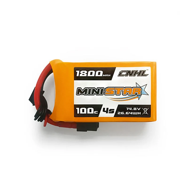 CNHL MiniStar 4S/5S 14 8 V 18 5 1800mAh 100C Lipo батарея с штепсельной вилкой XT60 для радиоуправляемых