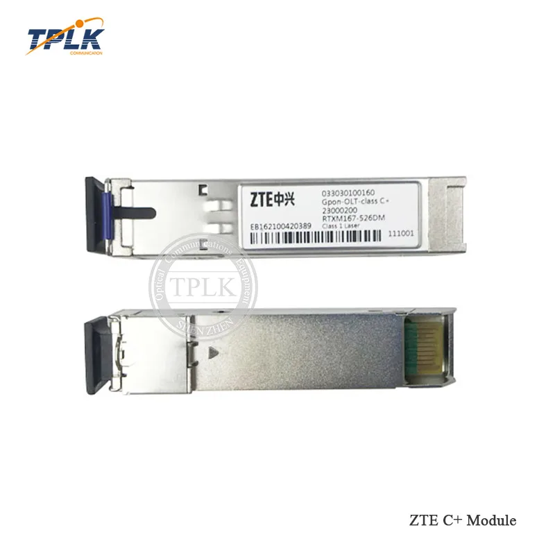 Высококачественный 2шт ZTE GPON OLT C+ модуль с одним режимом C+ GPON OLT SFP SC класс разъем модуля типа Simplex SC