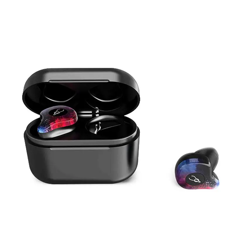 

Binaural In-ear Wireless Bluetooth 5.0 Earphones Sweat-Proof Stereo Headset Noise Isolating Bass Earphone With Mic