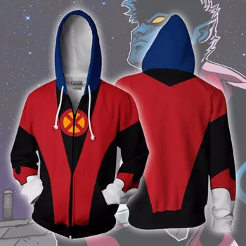 

2019 new Hoodies Sweatshirts Coat Hoodies Nightcrawler Zip Up Hoodie 3D printed Zipper Hoodies tops
