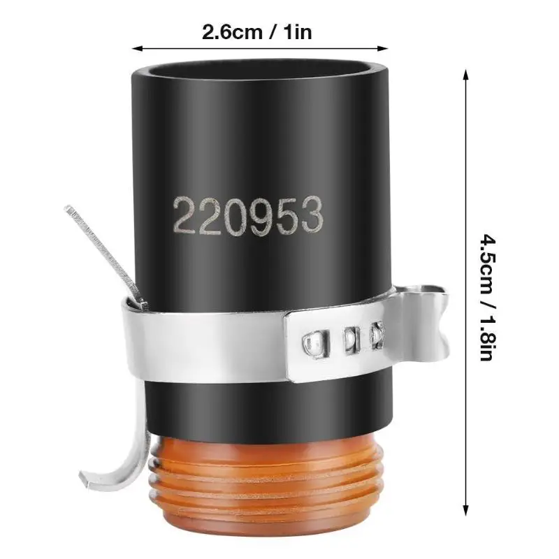 220953 Plasma Retaining Cap Swirl Ring Cutting Consumables Plasma Retaining Cap Welding Nozzle 220953 Plasma Retaining Cap Swirl Ring Cutting Consumables Plasma Retaining Cap Welding Nozzle