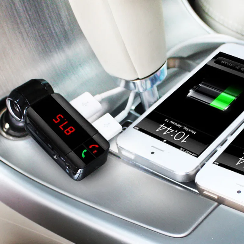 Автомобильная электроника Bluetooth автомобильный набор свободные руки FM передатчик