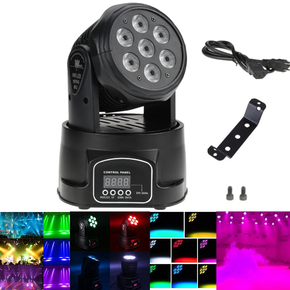 Show Moving Head Light Disco Light AC100 240V 70W 9/14 Channels DMX 512